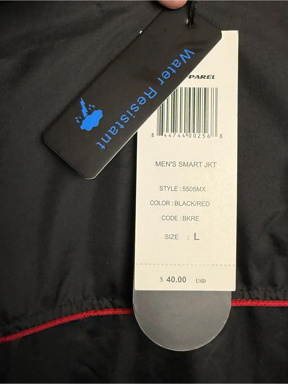 VTG El Cortez Windbreaker Hotel Casino Las Vegas Full Zip Jacket Men's L New